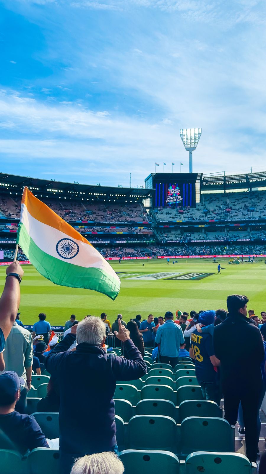 Cricket match photo